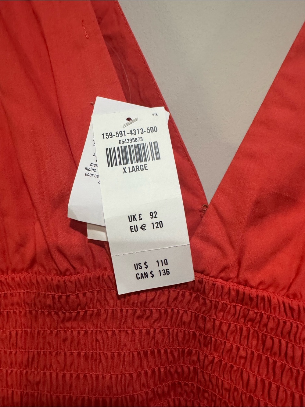 Abercrombie & Fitch Bright Orange Sleeveless Maxi Dress - Picture 6 of 11